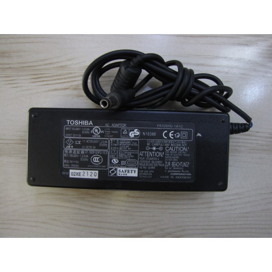 شارژر دست دوم نوت بوک توشیبا TOSHIBA Adapter 15V,5A | 15V,5A