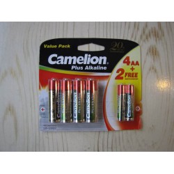 باطری قلمی 1.5  + باطری نیم قلمی 1.5 ولت / camelion plus alkaline  battery 1.5v 