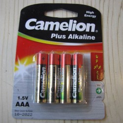 باطری نیم قلمی 1.5 ولت / camelion plus alkaline  battery 1.5v 