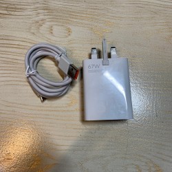 آداپتور و کابل شارژ شیائومی اورجینال 67.0وات فست شارژ | Original Xiaomi 67.0W Fast Charging Adapter and Cable