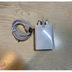 آداپتور و کابل شارژ شیائومی اورجینال 67.0وات فست شارژ | Original Xiaomi 67.0W Fast Charging Adapter and Cable