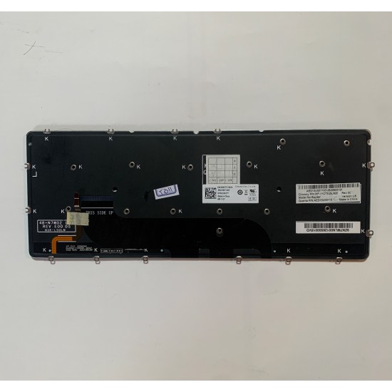 کیبرد نوت بوک dell 13L321X| Dell 13L321X Notebook Keyboard کیبرد نوت بوک dell 13L321X| Dell 13L321X Notebook Keyboard