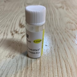 توپ قلع (بال) 0.25 میلیمتری سفید | Soldering ball 0.25 mm white
