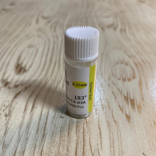 توپ قلع (بال) 0.35 میلیمتری سفید | Soldering ball 0.35 mm white