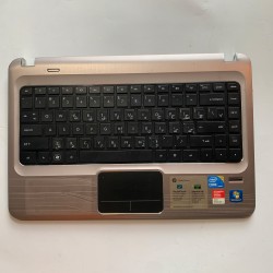 قاب C همراه با کیبرد و تاچ پد برد و فلت اثر انگشت نوت بوک HP Pavilion DM4