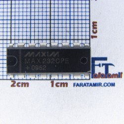 آی سی مبدل | IC MAX232CPE MAXIM