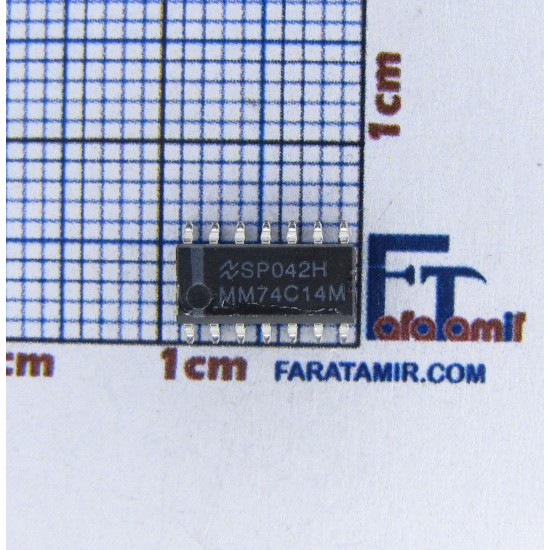 آی سی منطقی | IC Logical MM74C14M