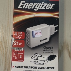 شارژر ديواري اسمارت انرجايزر 4پورت Esmart Multiport Energizer USB Charger 4.2A | 4.2A