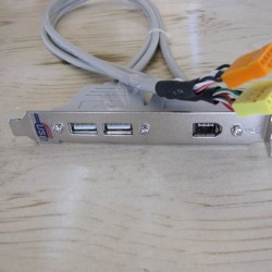 پورت خروجی فایروایر و یو اس بی کیس | Firewire Outlet and USB Case