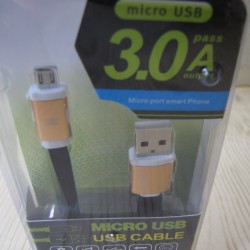 کابل شارژ یو اس بی به میکرو طلایی/Micro USB Cable  