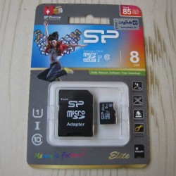 کارت حافظه ميکرو اس دي سيليکون پاور 8گيگابايت | Silicon Power microSDHC 8GB